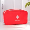 Sac de premiers secours rouge portable en tissu oxford durable, idéal pour les urgences et voyages. - Rouge