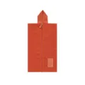 Orange portable travel shoe storage bag, waterproof oxford cloth footwear organizer. - L / Orange