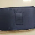 Sac de rangement pour sous-vêtements de voyage portable, tissu gris foncé, multifonction. - M / Bleu foncé