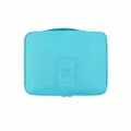 Sac cosmetique de voyage portable bleu clair pochette imperméable organisateur de toilette femme - 22cm*18cm*8cm / Bleu ciel