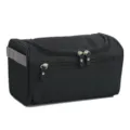 Trousse de toilette de voyage noire sac de rangement cosmétique portable détail. - 25x14x15cm / Noir