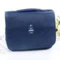Trousse de toilette de voyage imperméable grande capacité à suspendre pour les déplacements. - Bleu Marine