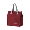 Insulated lunch bag portable oxford cloth bento bag student meal container red wine - Burgundy