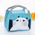 Sac à déjeuner isotherme mignon avec panda de dessin animé boîte de repas portable pour enfants - Panda de Compagnie Mignon