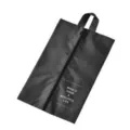 Sac de chaussures de voyage imperméable portable avec fermeture éclair et poignée pratique. - 36-21cm / Noir