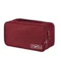 Sac de rangement pour sous-vêtements de voyage organisateur multifonction pour soutiens-gorge. - Bordeaux