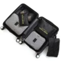 Reise-Organizer-Set 7-teilige Packtaschen für Koffer und Gepäck in Schwarz und Grau Reisezubehör - 7-teiliges Set / Schwarz