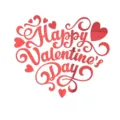 Valentijnsdag rode acryl spiegel muursticker, DIY hart letter decoratie voor huis. - Rood