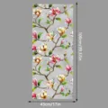 Película estática para ventana de magnolia, adhesivo de vidrio esmerilado 43x100cm. - SBW-CBCBL008
