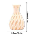Detailed close-up shot of miniature 3D printed geometric hollow magnetic vase refrigerator sticker. - C-Nude