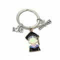 Graduation Keyring Metal Alloy Enamel Mortarboard Key Chain For 2026 Season Gift - Graduation Ceremony Pendant (SG-C6-55-P3-54) / 1 Piece (30x18mm)