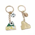 Μεταλλικό μπρελόκ ποδοσφαίρου σμάλτο goal κρεμαστό τσάντας αξεσουάρ σπορ δώρο ιδανικό - Ποδόσφαιρο 4 / 6.20g / Χρυσό