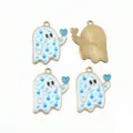 Halloween Ghost Enamel Charms Metal Alloy Pendants DIY Jewelry Accessories Cute Potion - AL3-29 / 25x20mm (2g)