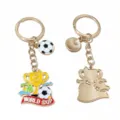 Soccer World Cup metal keychain alloy charm pendant bag accessory souvenir gift item - Football-5