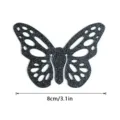 Noir papillon signet creux 3D marque-page pour livre papeterie cadeau etudiant 8cm - Style 3D001