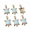 Charmes de tortue émaillés colorés en alliage accessoires de bijoux DIY pour bracelets boucles - F6-35