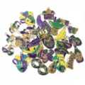 Pendentifs Masque de Bouffon en Alliage Émaillé Mardi Gras Breloques pour DIY Bijoux - Mélange Aléatoire