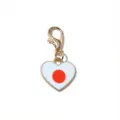 Alloy drip oil heart national flag pendant with lobster clasp DIY jewelry accessory - Classic Flag Style