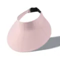 Roze zonneklep zomer buitensport, brede rand UV bescherming lege top hoed voor dames. - Verstelbaar / Roze