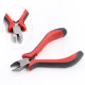 Rote und schwarze diagonale Drahtschneidezange für DIY Schmuckherstellung und Handwerkzeuge. - Seitenschneider(AH-26)