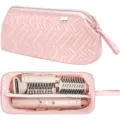 Borsa di stoccaggio rosa multifunzionale per strumenti per capelli con cerniera e scomparti. - 35x15x15cm / Rosa