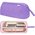 Borsa di stoccaggio portatile per asciugacapelli astuccio da viaggio per ferro arricciacapelli - 35x15x15cm / Viola