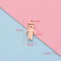 Stainless steel boy shape pendant DIY jewelry accessory for custom necklace 20mm - Boy Rose Gold 1