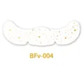Gold Glitter Face Sticker Star Temporary Tattoo Festival Party Makeup Waterproof Variant - Winged Star Style (BFv-004)
