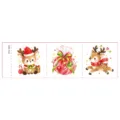 Navidad dibujos animados ciervo tatuaje temporal pegatina niños impermeable fiesta decoración - DTm-3003 (Pegatina de Tatuaje Rasgable de Navidad) / 158*48mm