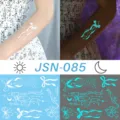 Luminous butterfly tattoo sticker glow in the dark waterproof arm sticker variant JSN-085 - JSN-085 Glow Tattoo Sticker