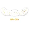 Waterproof gold foil star face stickers temporary tattoo for music festival party makeup - Butterfly Star Point Style (BFv-009)