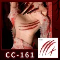 Halloween waterproof scar temporary tattoo sticker for party costume makeup body art - CC-161 Halloween Scar