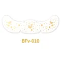 Gold foil face stickers temporary tattoo butterfly star festival makeup party waterproof - Star Butterfly Style (BFv-010)