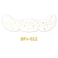Gold foil freckle face sticker temporary tattoo festival party makeup waterproof facial accessory - Star Moon Style (BFv-012)