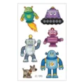 Kinder Wasserdichte Temporäre Cartoon Roboter Tattoosticker für Jungen Arm Body Art - Mechanisches Haustier Stil (EC-345) / 120x75mm