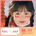 New Year face tattoo sticker festive tanghulu firecracker makeup party temporary sticker - BE-111 New Year Face Sticker