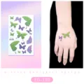 Glitter butterfly temporary tattoo stickers for kids and women, sparkly body art deco. - EG-130 (Glitter Butterfly Tattoo Sticker)