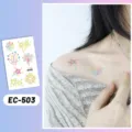 Kids colorful fireworks temporary tattoo stickers cute cartoon party body art decor style - EC-503 Style
