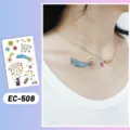 Kids cartoon shooting star fireworks temporary tattoo sticker for party and daily fun style - EC-508 Style