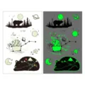 Glow in the dark space bear tattoo sticker sheet children body art waterproof temporary - Ei-107 Fantasy Space Bear