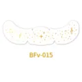 Gold foil musical notes freckle face sticker temporary tattoo festival party makeup SKU - Music Note Style (BFv-015)