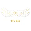 Gold Foil Face Sticker Temporary Tattoo Gold Star Daisy Designs for Festival Party - Star Daisy Style (BFv-016)