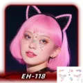 Halloween face stickers temporary tattoo cute stars ghosts makeup party cosplay waterproof new - EH-118 / 120*75mm