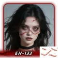 Halloween face tattoo stickers waterproof scary fake scar makeup party cosplay props - EH-133 / 120*75mm
