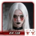Halloween face tattoo sticker poker scar waterproof party cosplay makeup accessory - EH-128 / 120*75mm