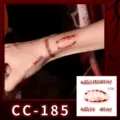 Halloween temporary tattoo sticker waterproof scary scar makeup body art sticker variant - CC-185 Halloween Scar