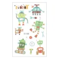 Kids Cartoon Robot Waterproof Temporary Tattoo Sticker Cute Arm Body Art Decal Sheet - Tool Accessories Robot (EC-358) / 120x75mm