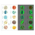Luminous solar system temporary tattoo stickers for kids, waterproof cartoon planet body art. - Ei-057 Solar System