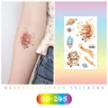 Enfants tatouages pailletes autocollants imperméable mignon dessin animé astronaute - EG-245 Style Astronaute / 75*120mm