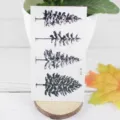 Waterproof temporary tattoo sticker black pine tree design minimalist body art decor - RC-547
